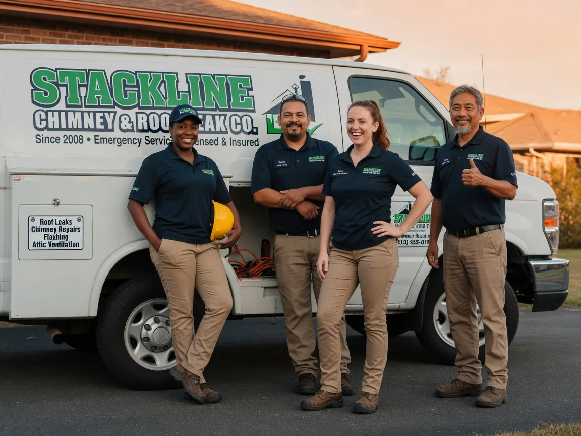 Chimney flashing repair company in Yorktown, IA